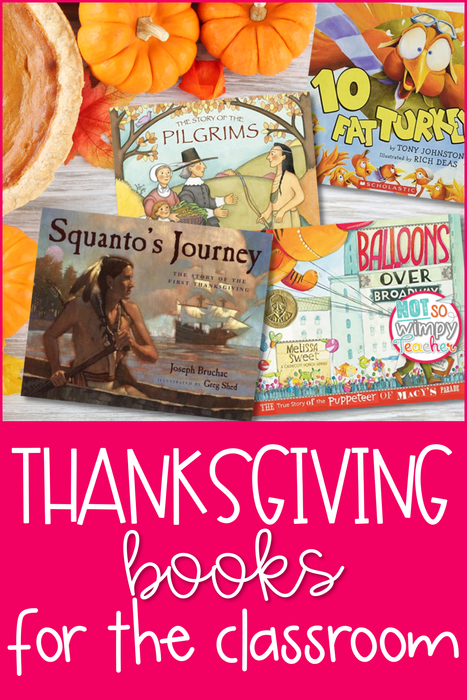 Thanksgiving books pin