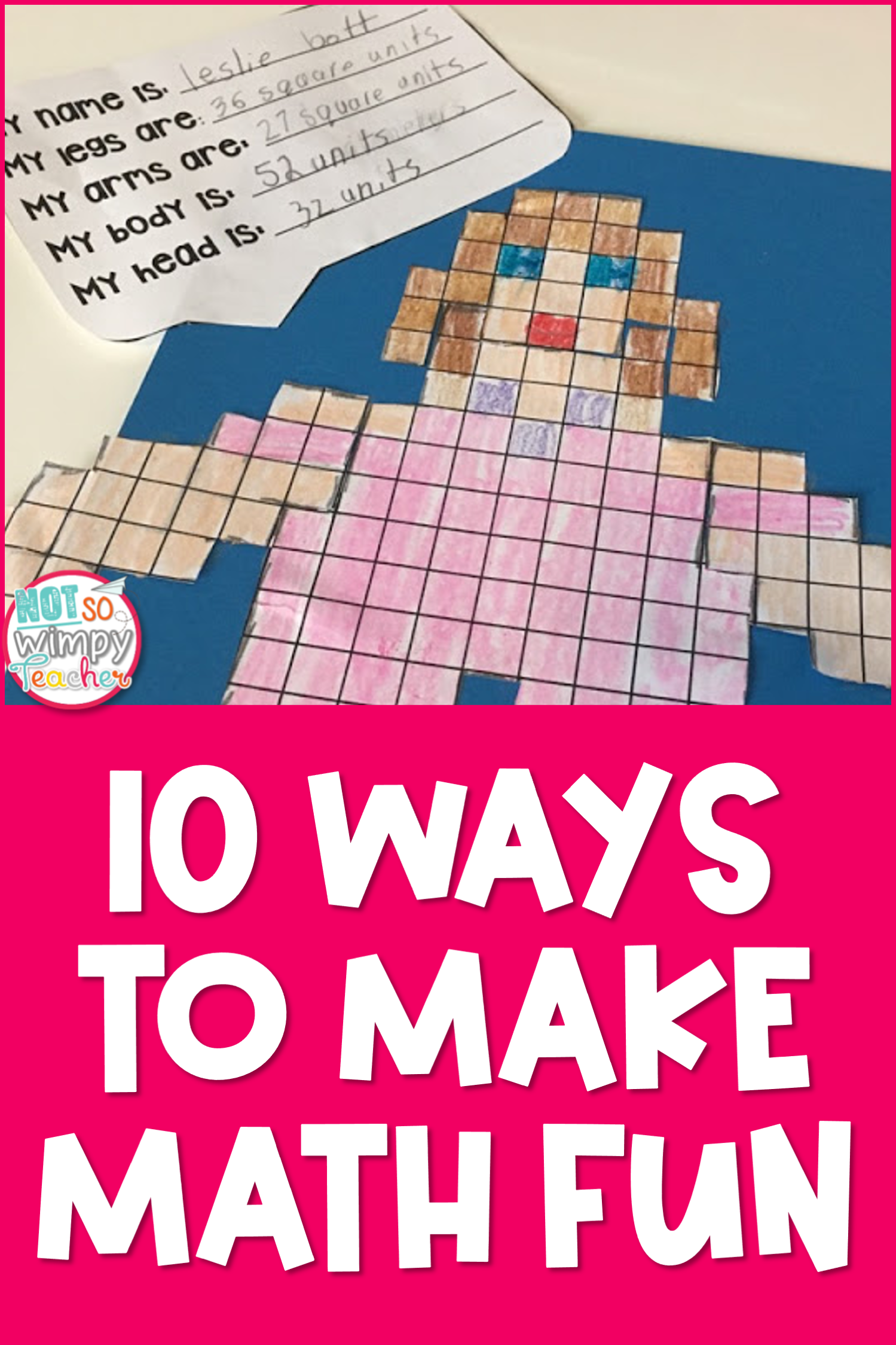 10 ways to make math fun pin