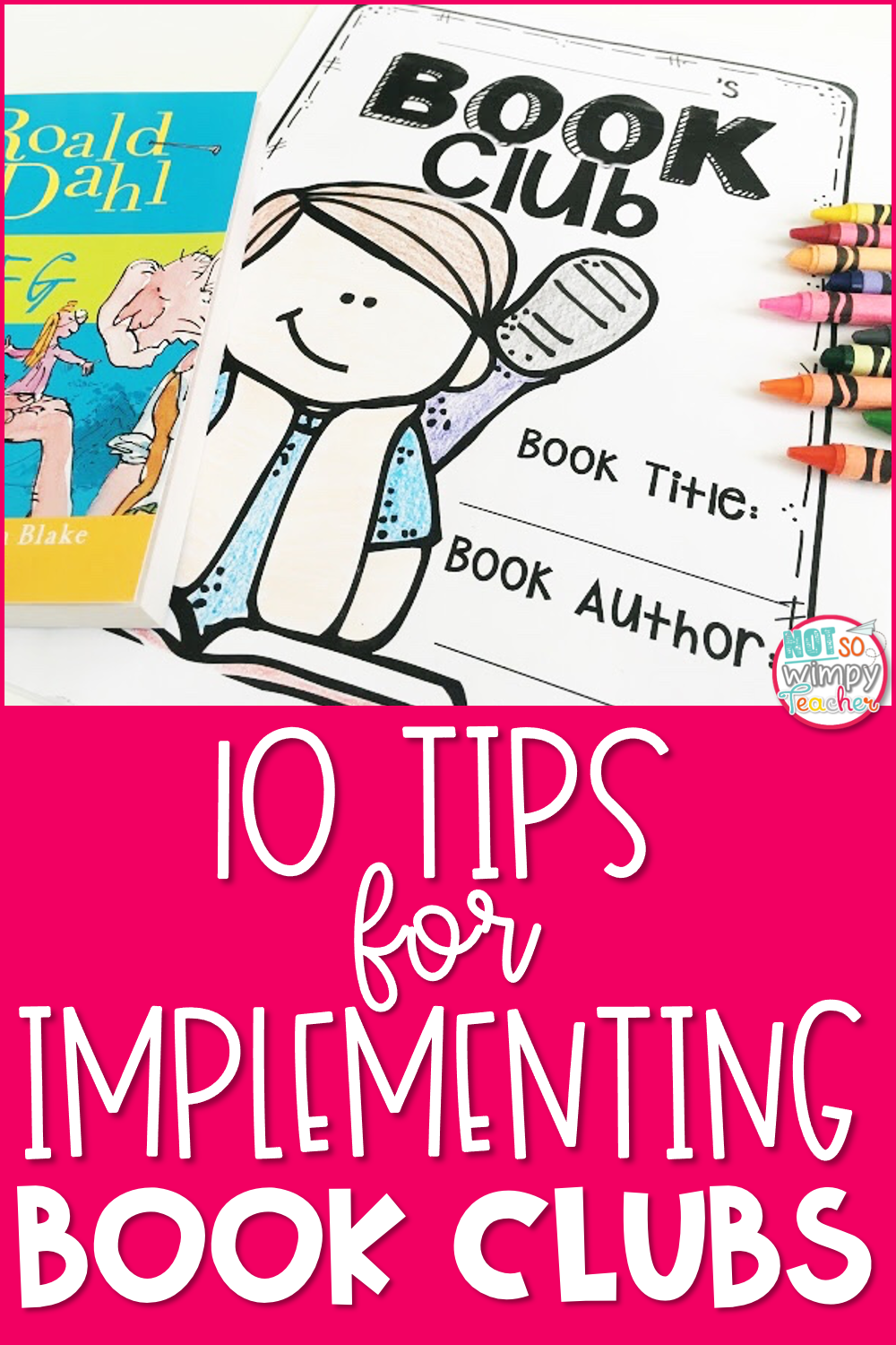 10 tips for implementing book clubs Pin