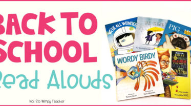 Back to school book read alouds