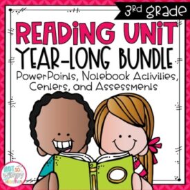 third grade reading units with centers bundle