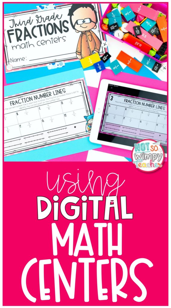 Using Digital Math Centers - Not So Wimpy Teacher