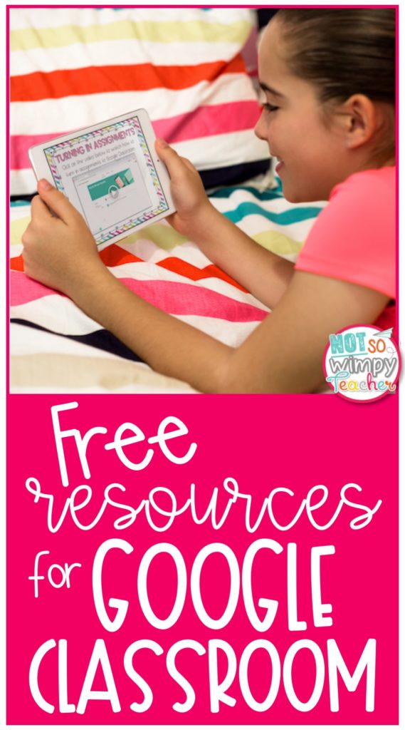 Free Resources For Google Classroom - Not So Wimpy Teacher