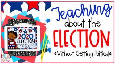 ipad featuring digital election activity for kids