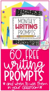 60 Free Writing Prompts (and when to use them in your classroom) - Not ...