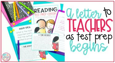 A letter to teachers as testing season begins cover image