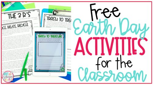 Free Earth Day Activities Cover Page