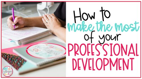 Cover image for How to Make the Most of Your Professional Development showing hands with flair pen writing in planner