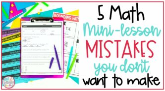 Cover image for 5 math mini lesson mistakes you don't want to make