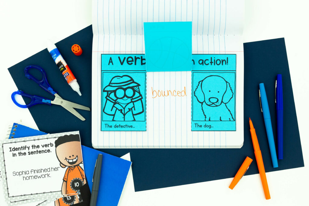 Composition book make a great interactive notebook which is a great way to make grammar more fun