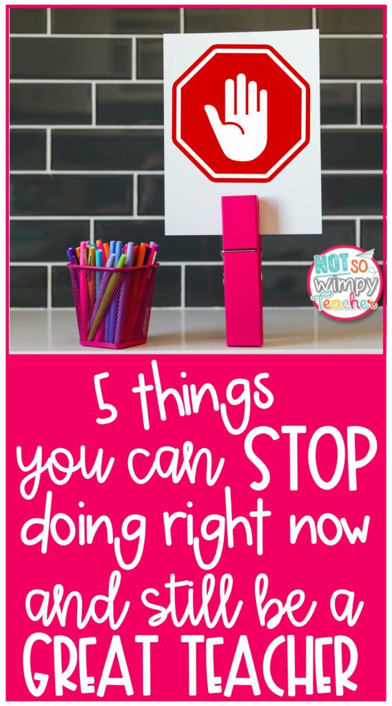 5 Things You Can Stop Doing Right Now Pin