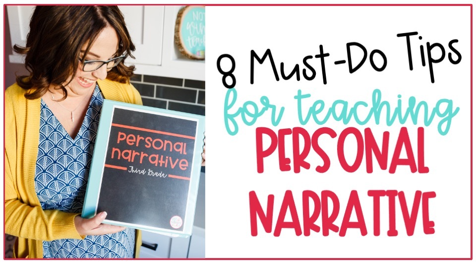 Cover image for 8 must do tips for teaching personal narrative