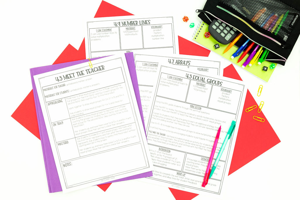Meet the teacher lesson plans to use in math small groups