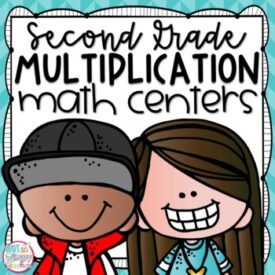 Second grade FREE multiplication centers