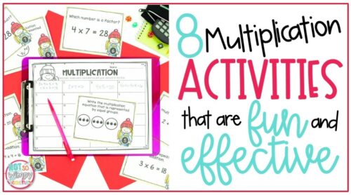 8 Multiplication Activities that are Fun and Effective pin