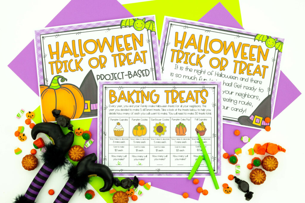 Halloween Trick or Treat activity is  the perfect addition to your Halloween party