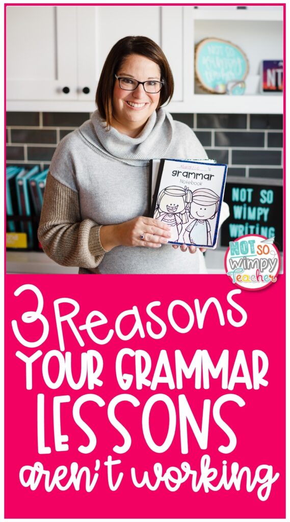 Pin for 3 reasons your grammar lessons aren't working