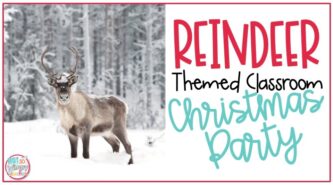 Reindeer themed party