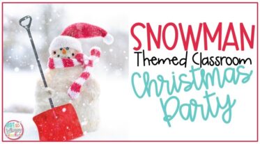 Snowman themed classroom party cover image
