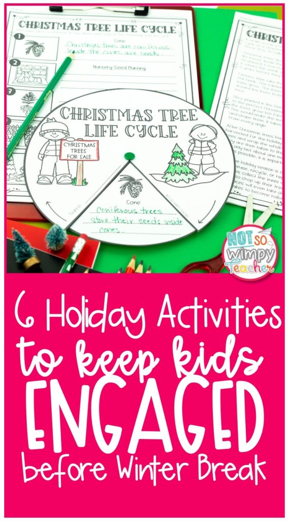 Pin for 6 Holiday activities to keep kids engaged before winter break