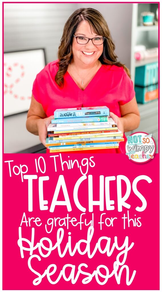 Top 10 Things Teachers are grateful pin