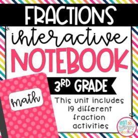 3rd grade fractions INB