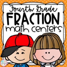 4th grade fractions centers