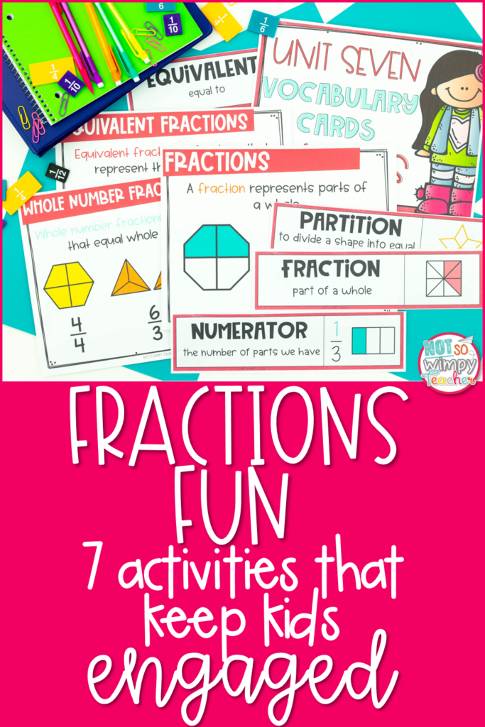 Fractions Fun Pin