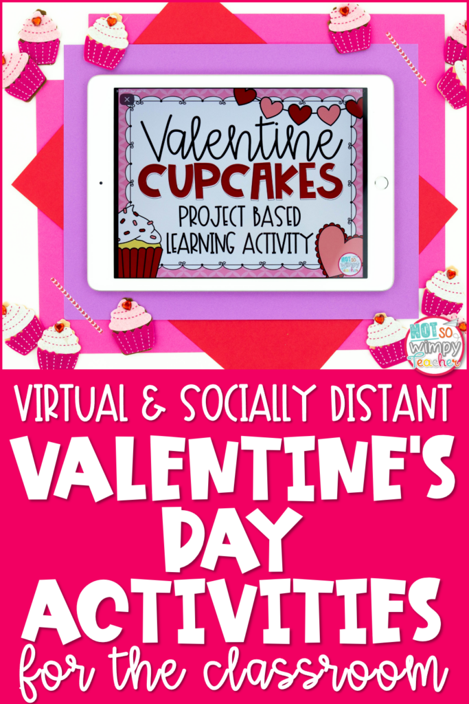 Virtual and Socially Distant Valentine's Day activities Pin