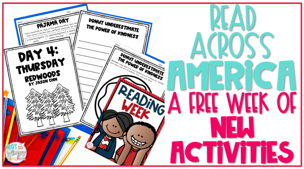 Read Across America  Free Activities cover 