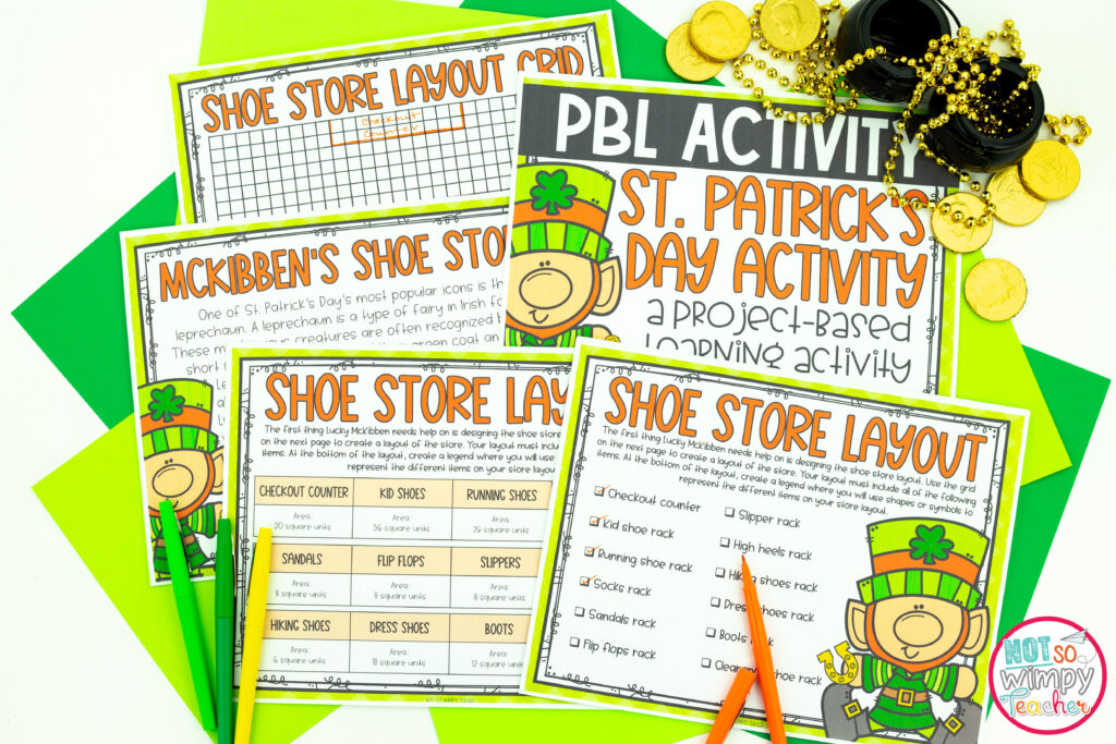 Use this fun PBL as an engaging St. Patrick's Day activity
