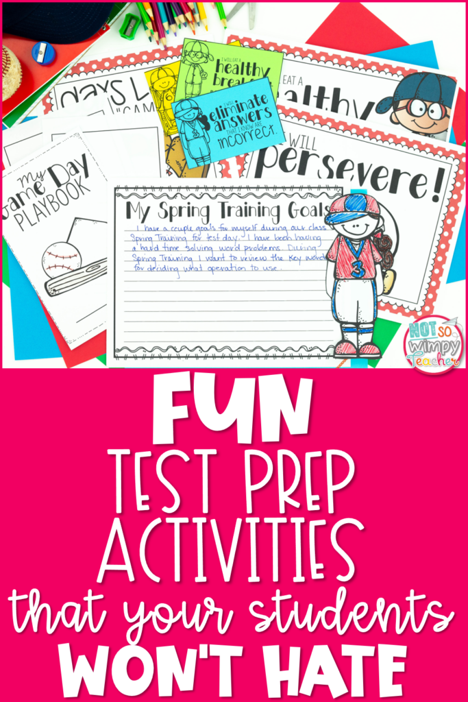 Fun test prep activities pin