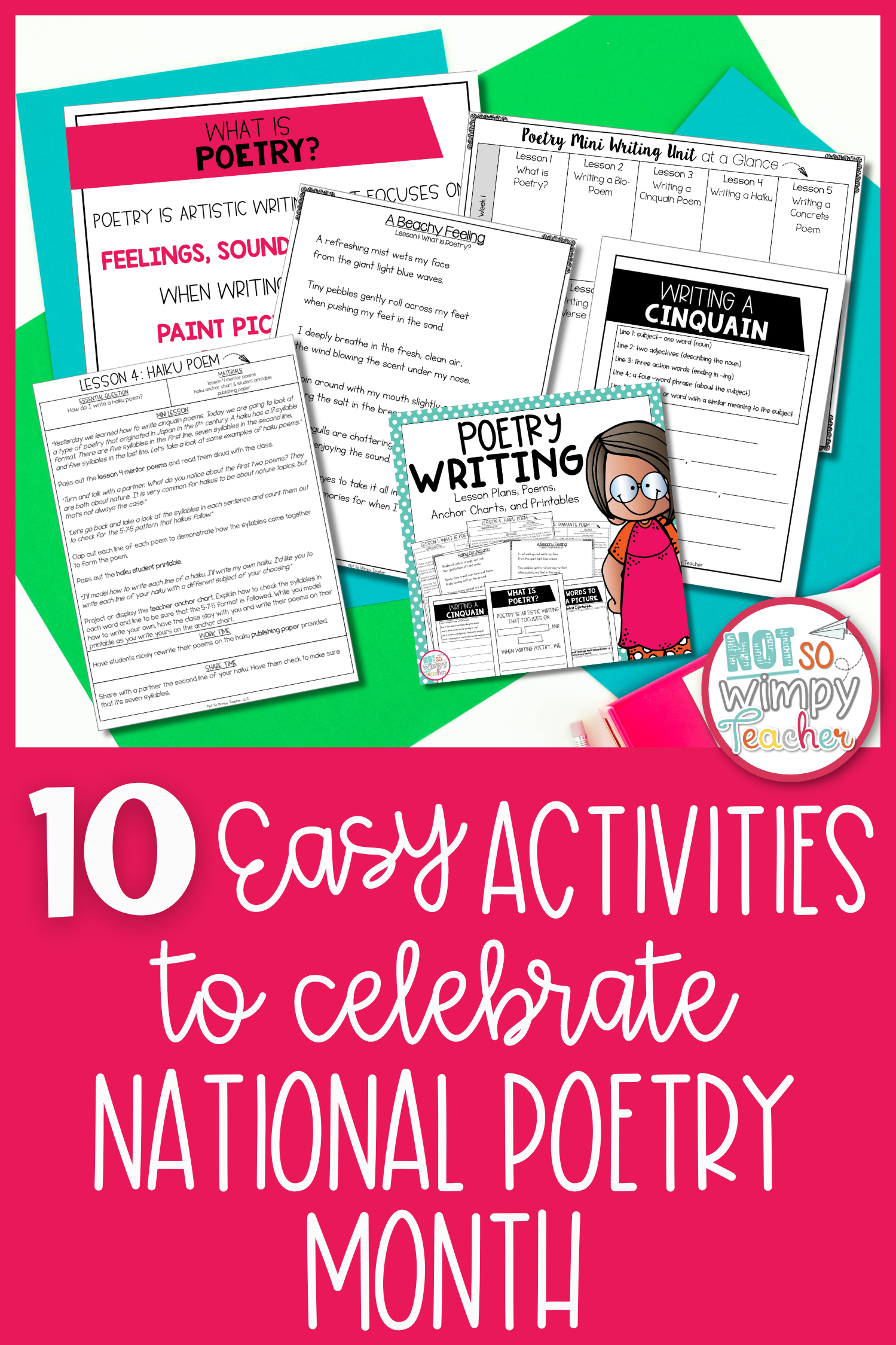 Celebrate National Poetry Month with these 10 Easy Activities - Not So ...