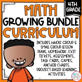 4th grade math curriculum full year growing bundle