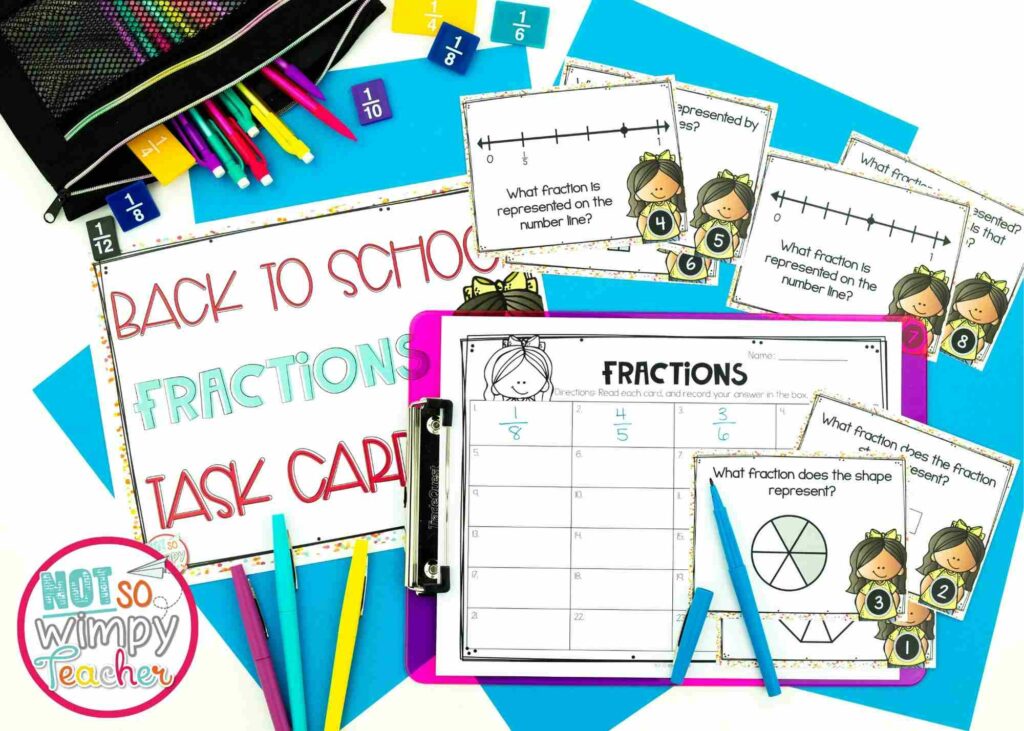 fourth grade math curriculum back to school unit is the perfect introduction to math workshop