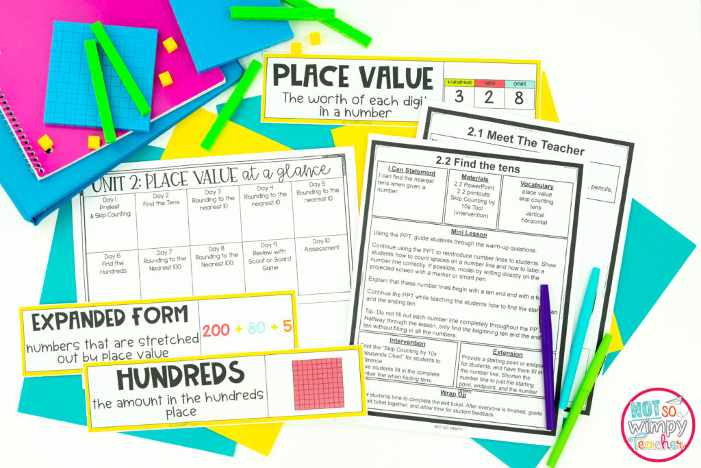 Third grade math curriculum unit 2 lesson plans