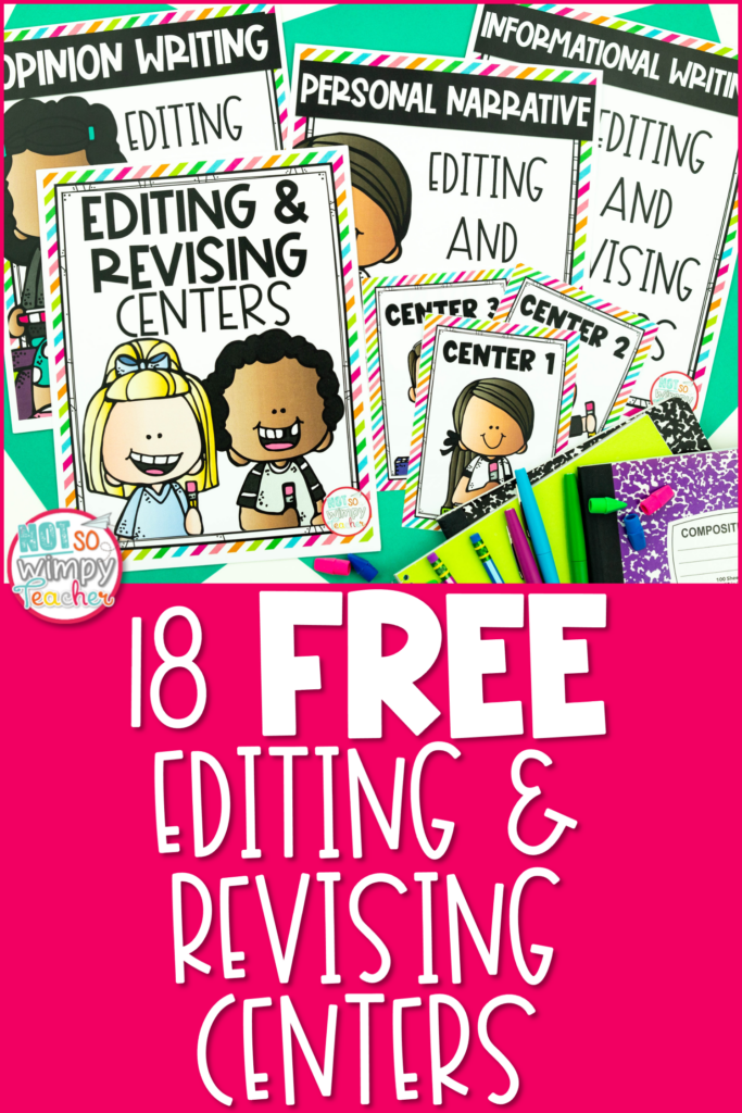 18 Free Editing and Revising Centers  Pin