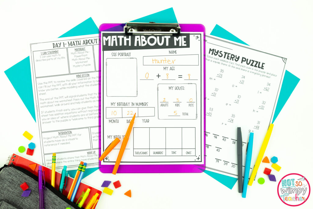 Our math curriculum lesson plans are ready made for math workshop