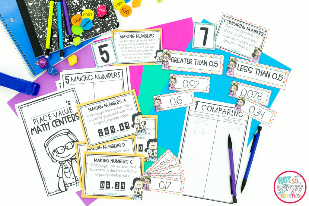 Meet the teacher lesson plans for place value are perfect for math small groups