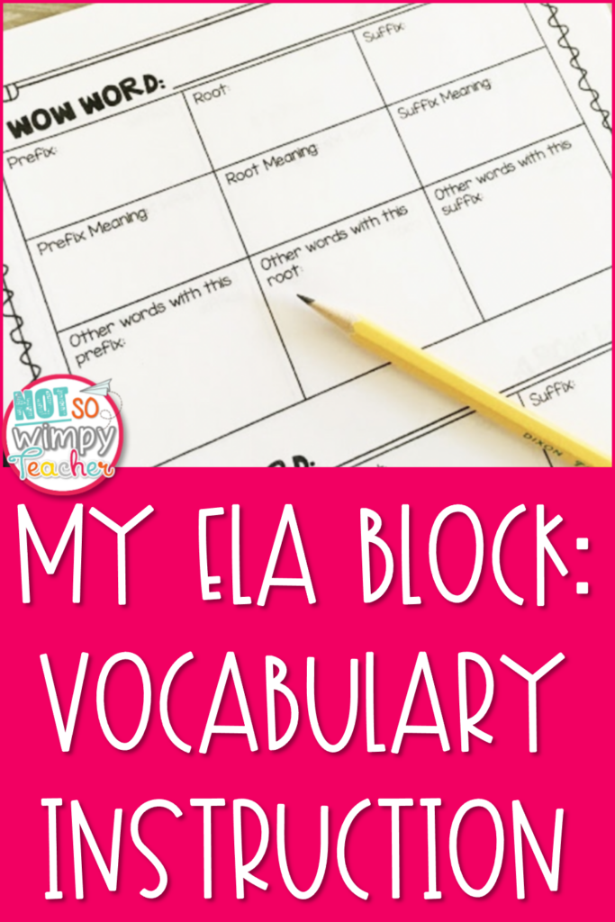 Vocabulary Instruction Pin