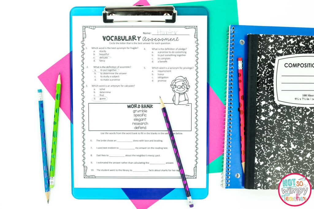 How to Launch a Vocabulary Routine in 10 Minutes a Day - Not So