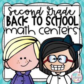 Back to school math centers second grade