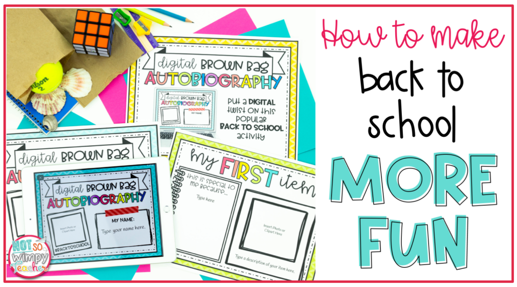 Image of back to school resource that says, "how to make back to school more fun."