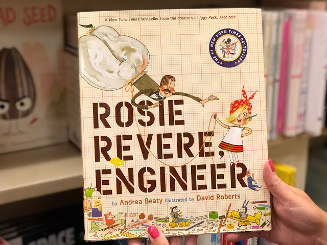 Image of a book called "Rosie Revere, Engineer". 