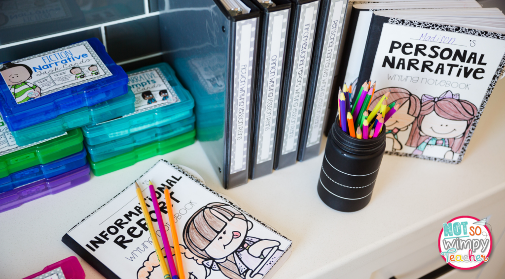 Image shows materials teachers can gather to prepare for back to school.