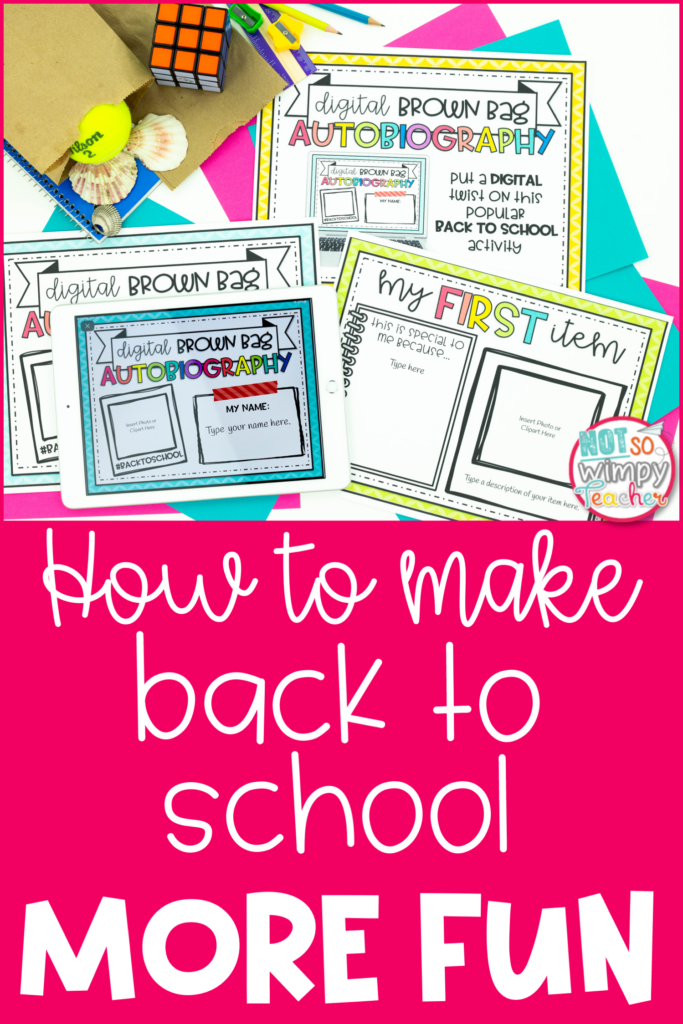 Image of back to school resources that says, "How to make back to school more fun."