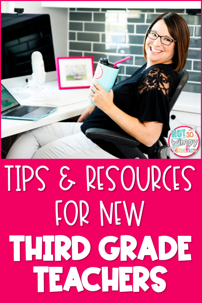 Tips and resources for new third grade teachers pin