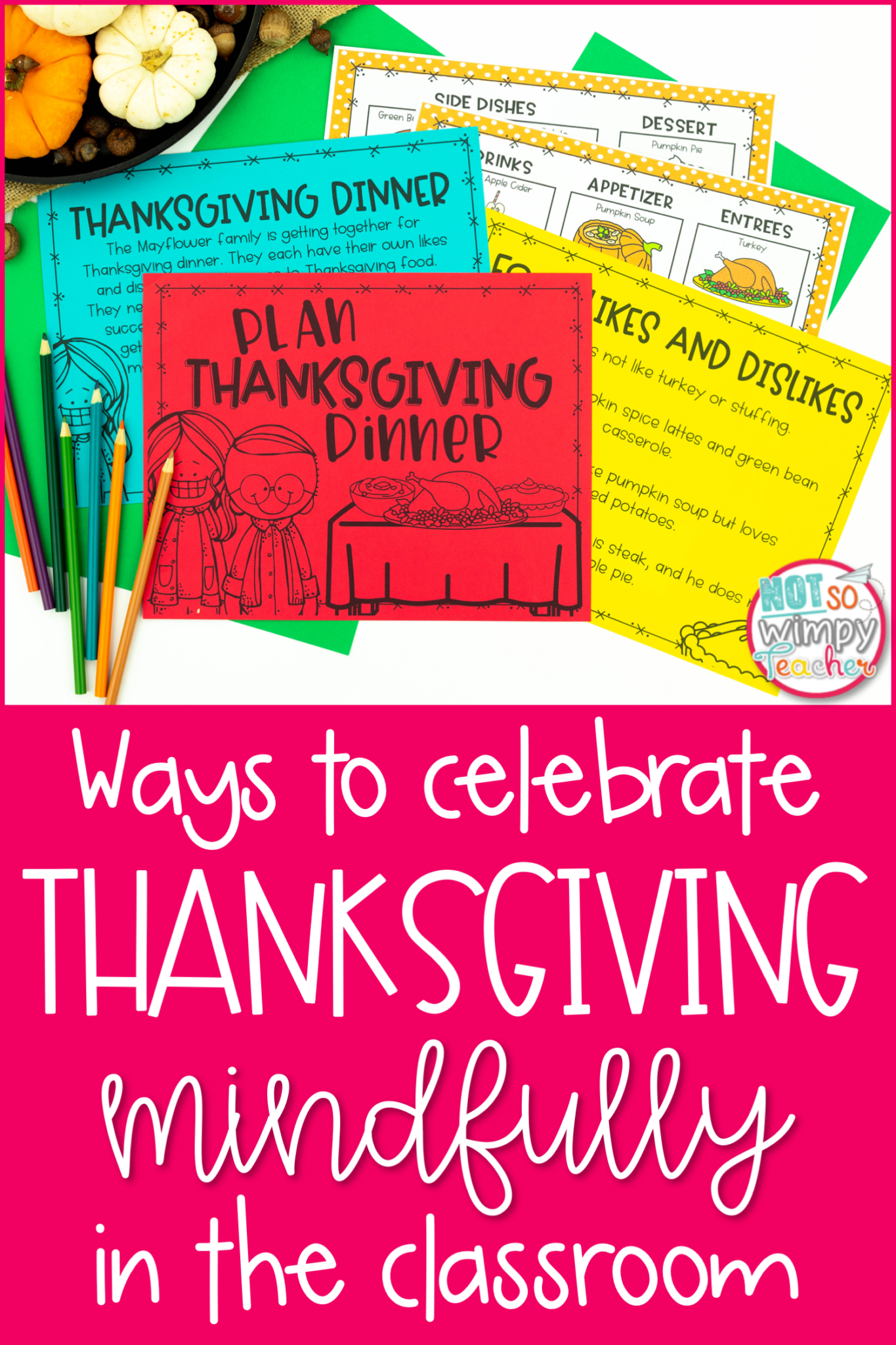 Thanksgiving printables for 3rd grade