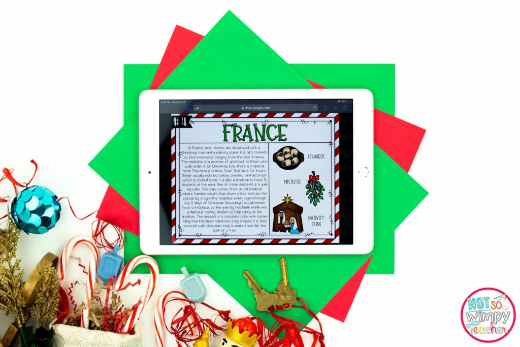 The Holidays Around the World Escape Room is also available as a digital resource.