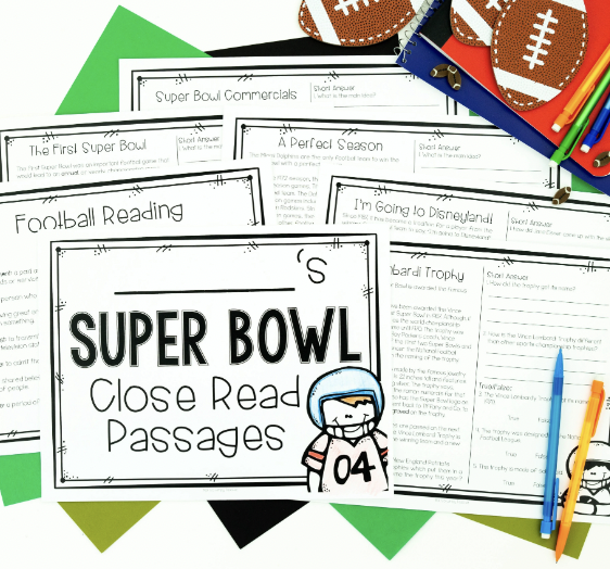 Super Bowl Reading passages